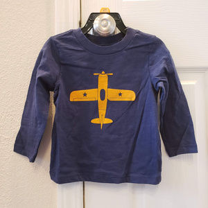 NWT Little Me 2T Long Sleeve Tee with Flocking